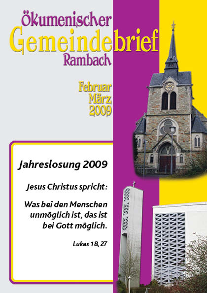 Gemeindebrief Rambach 2009 Februar+März