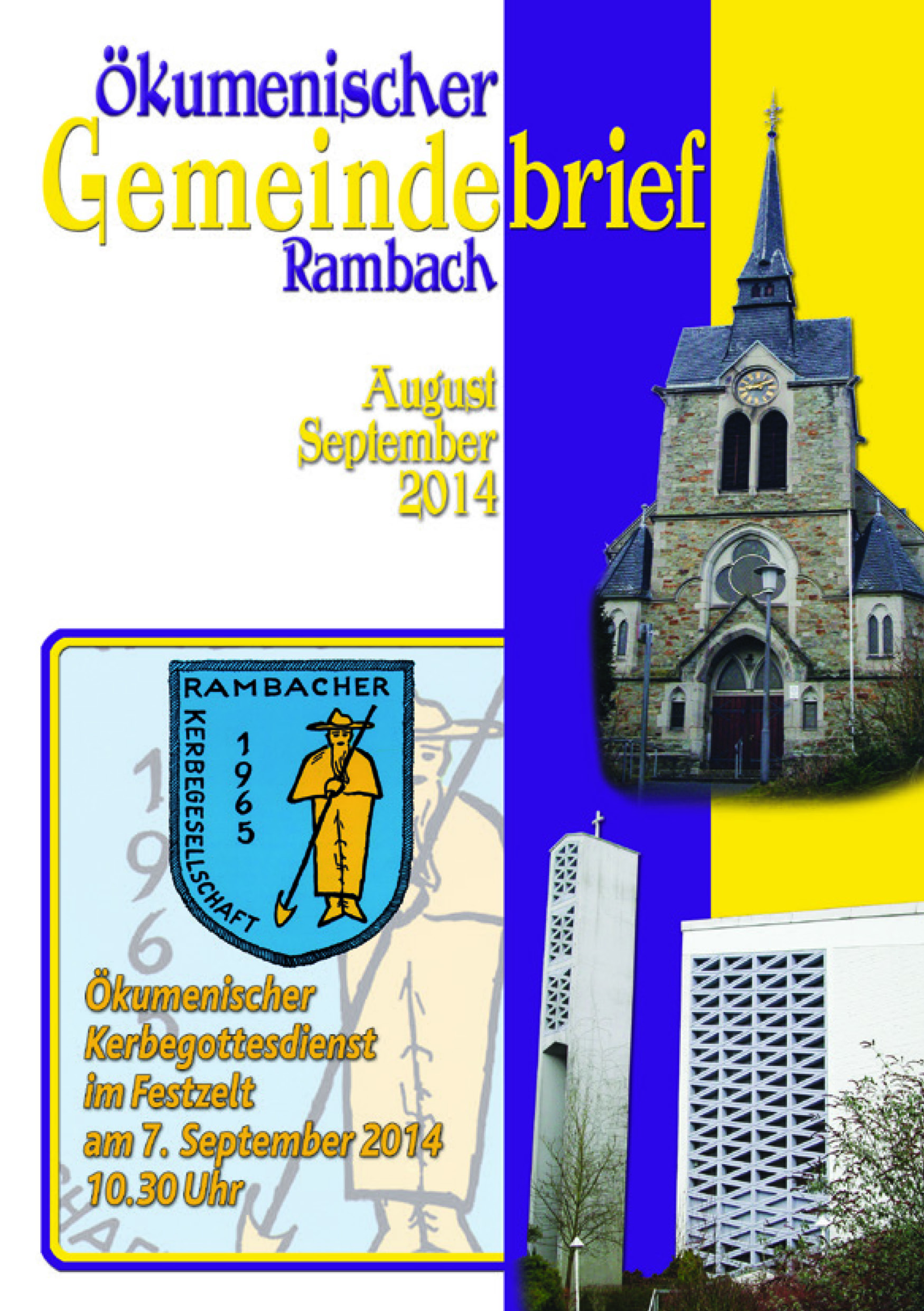 Gemeindebrief Rambach 2014 August+September