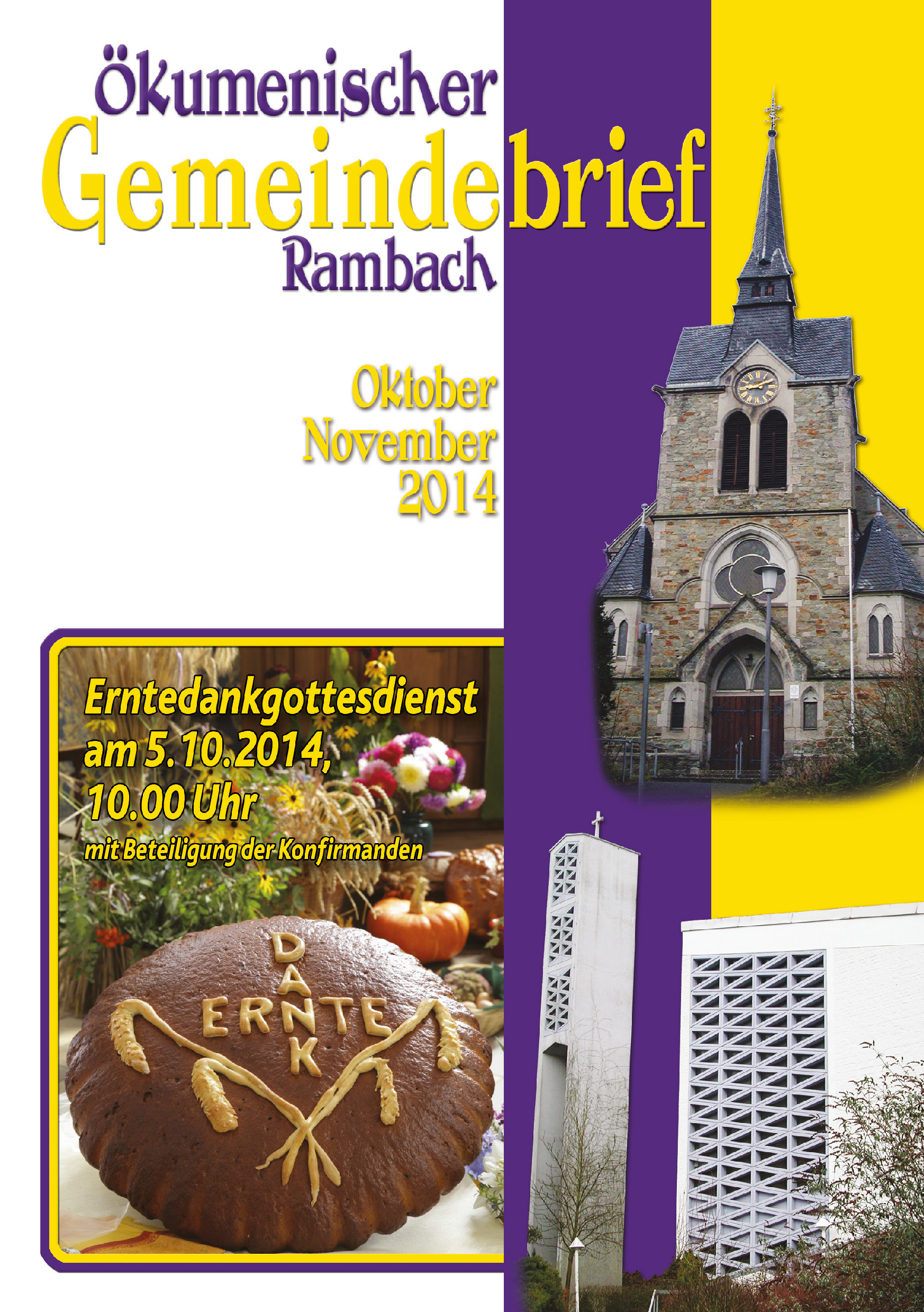 Gemeindebrief Rambach 2014 Oktober+November