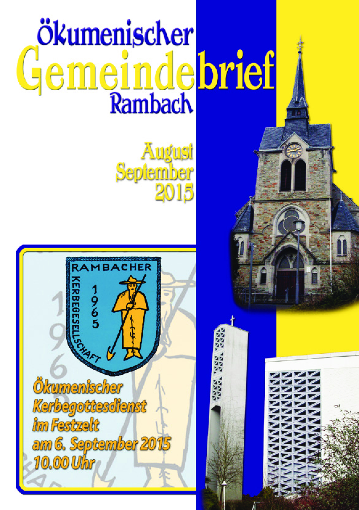 Gemeindebrief Rambach 2015 August+September