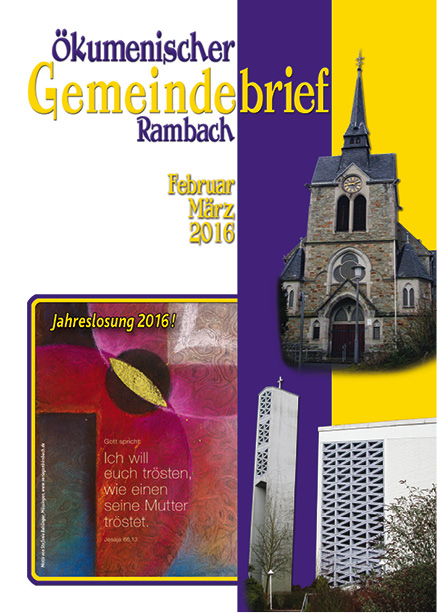 Gemeindebrief Rambach 2016 Februar+März