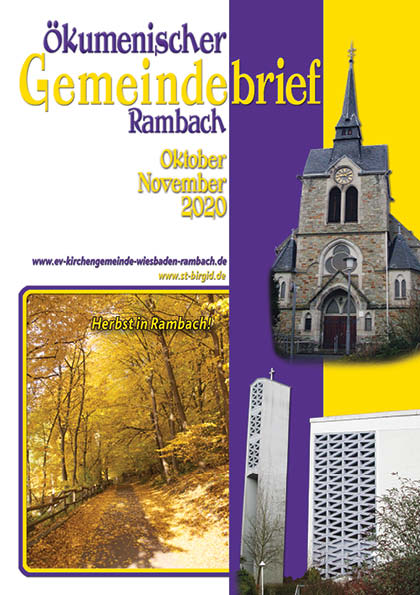 Gemeindebrief Rambach 2020 Oktober + November