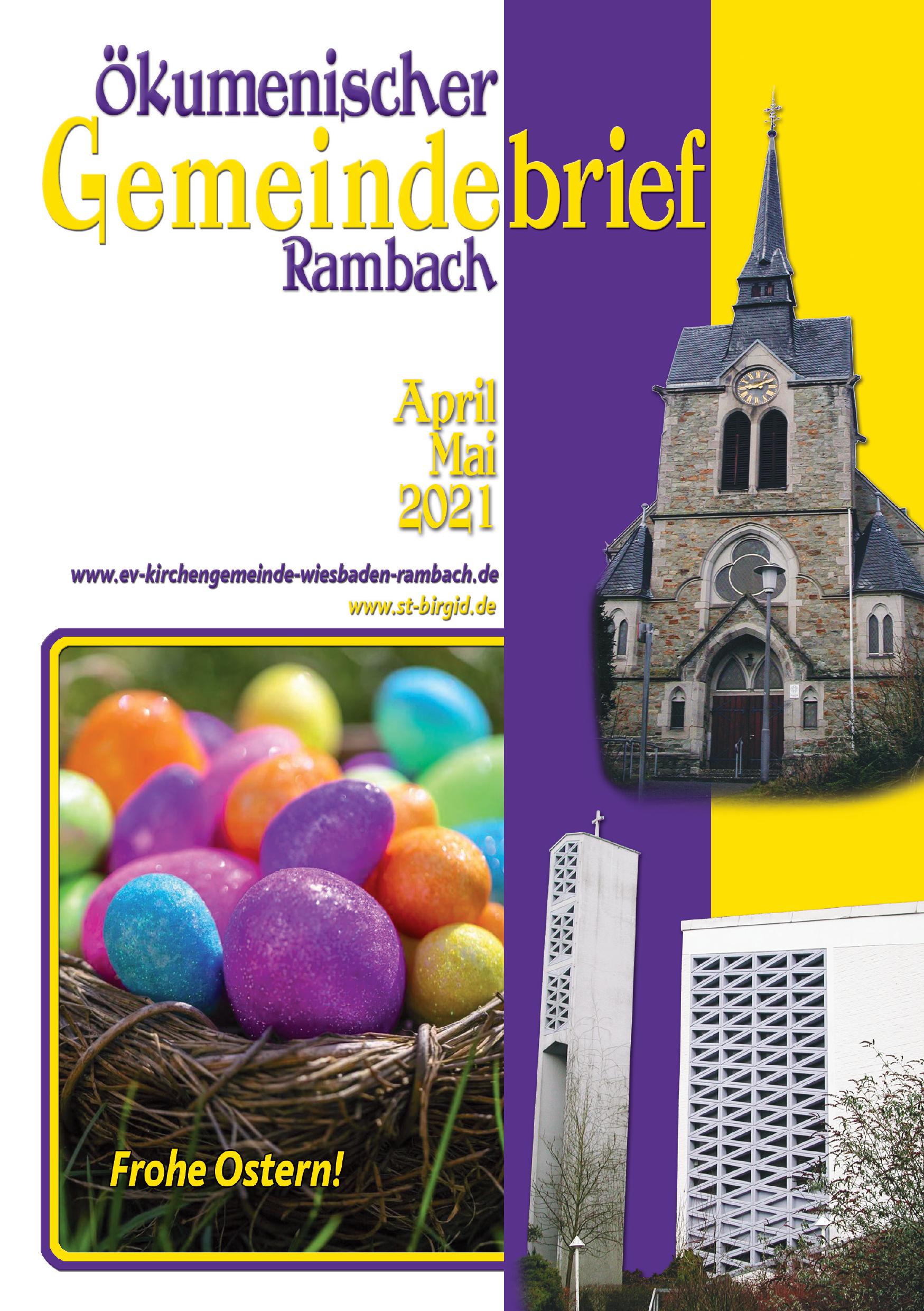 Gemeindebrief Rambach April Mai 2021